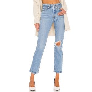 Levi’s Wedgie Straight Ankle Jeans